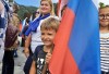 В День Государственного флага России на горе над Дивногорском поднялся триколор