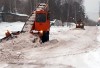 На улицах Дивногорска полным ходом идет уборка снега